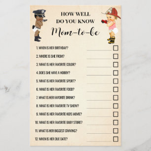 Wie gut kennst du Little Recruit Shower Game? Flyer