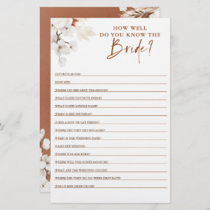 Wie gut weißt du, dass die Braut Brautparty ist?