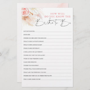 Wie gut weißt du, dass die Braut Brautparty ist?