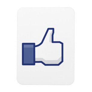 Wie Hand - FB Daumen hoch Magnet