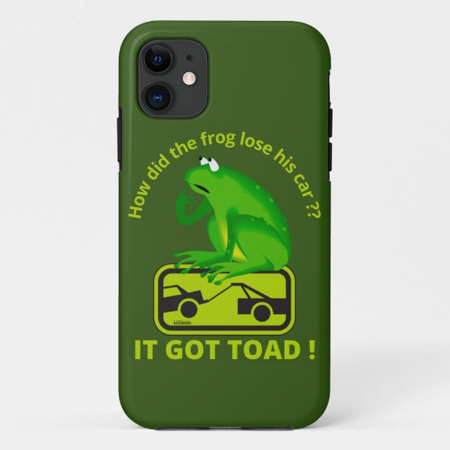 WIE HAT DER FROG SEIN AUTO VERLIERT? ES GOT AUF! Case-Mate iPhone HÜLLE (Rückseite)