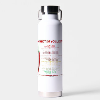 Wie heiß magst du es? Scoville Scale Heat Units Trinkflasche