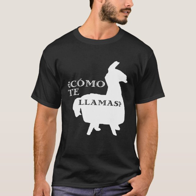 Wie heißen Sie Spanischlehrer Schüler T-Shirt (Vorderseite)