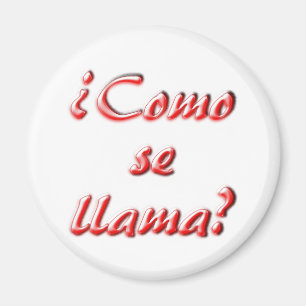 Wie heißt du? magnet