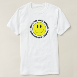 Wie heißt du? Smilie T - Shirt SUBTLE EDITION