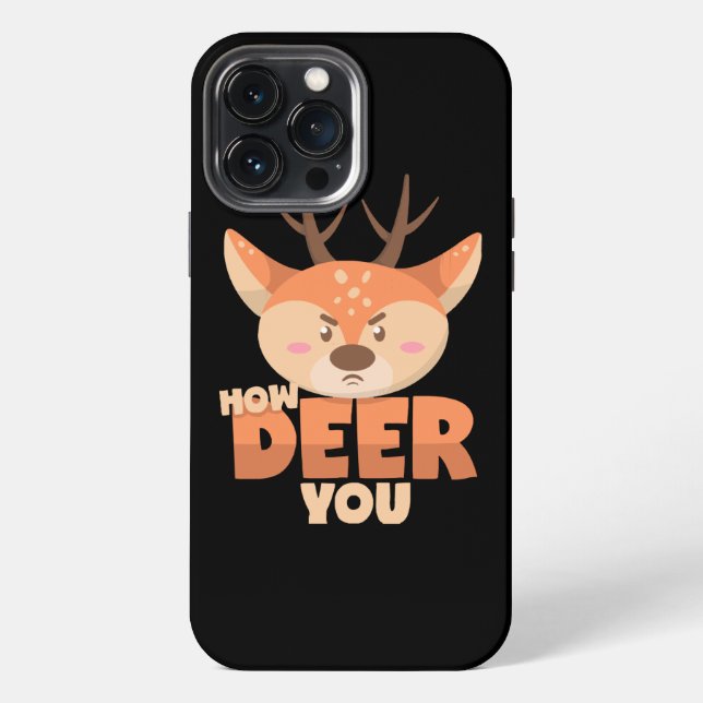Wie Hirsch Du  iPhone Hülle (Rückseite)