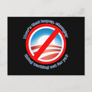 Wie hofft ich, dass sich die Dinge ändern, die für Postkarte