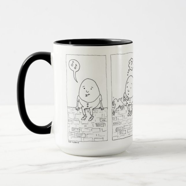 Wie Humpty Fell Tasse (Links)