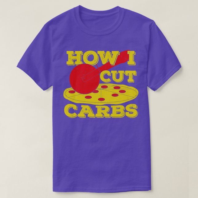 Wie ich Carbon Cut Funny Pepperoni Pizza Lover Ges T-Shirt (Design vorne)
