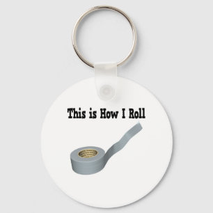 Wie ich das Duktband rollen kann Schlüsselanhänger