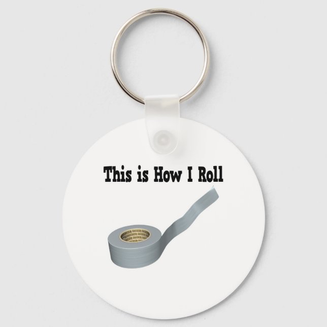 Wie ich das Duktband rollen kann Schlüsselanhänger (Vorderseite)