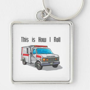 Wie ich den Krankenwagen fahre Schlüsselanhänger