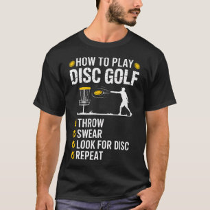 Wie ich Disc Golf spiele - Wurf-T - Disc suchen -  T-Shirt