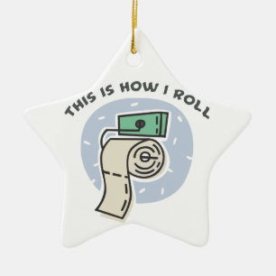 Wie ich Klopapier rolle Keramikornament