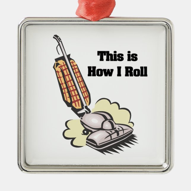 Wie ich Roll (Vakuumreiniger) Ornament Aus Metall (Vorne)