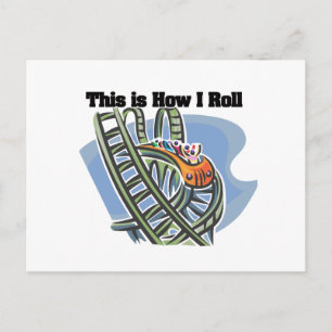 Wie ich rolle (Achterbahn) Postkarte