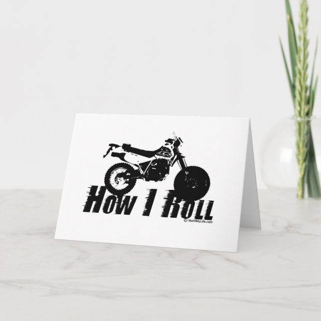 Wie ich rolle karte (Vorderseite)