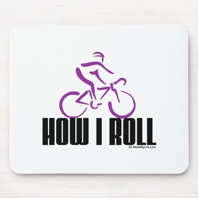 Wie ich rolle mousepad (Vorne)