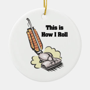 Wie ich rolle (Staubsauger) Keramikornament