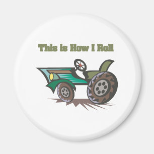 Wie ich rolle (Traktor) Magnet