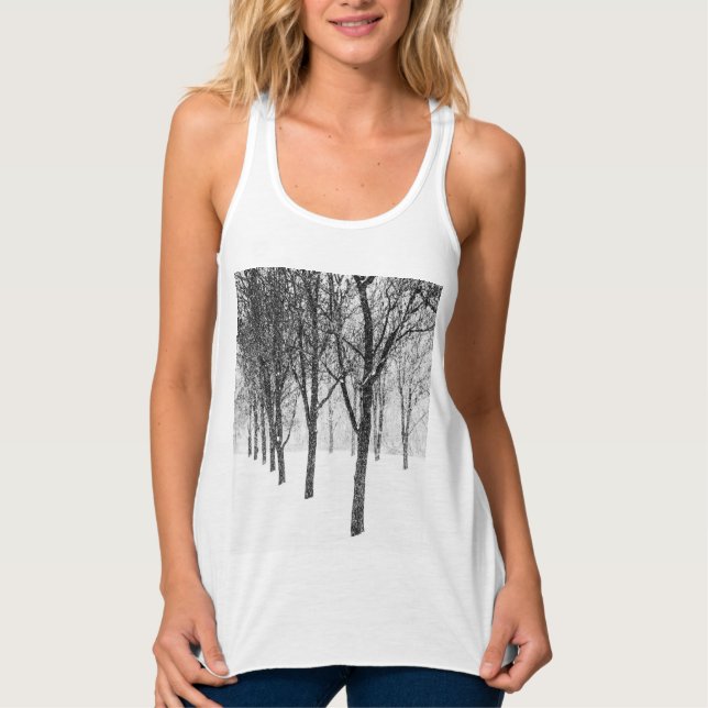 wie ich Seite an Seite mit Bäumen Tank Top (Vorderseite)