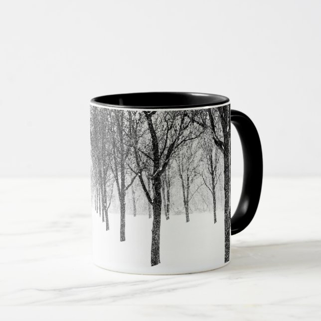 wie ich Seite an Seite mit Bäumen Tasse (VorderseiteRechts)