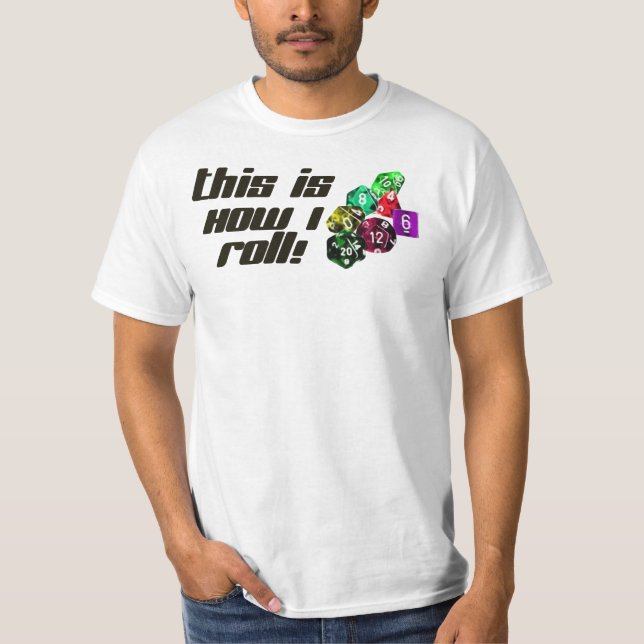 Wie ich T - Shirt rolle (Vorderseite)