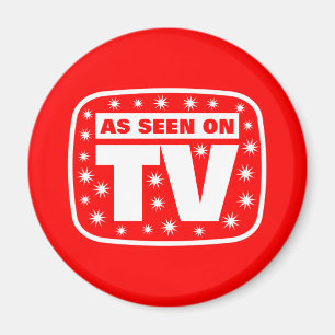 Wie im Fernsehen gesehen - CH 2 mit Schneestern Magnet