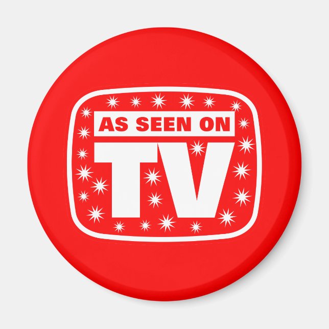 Wie im Fernsehen gesehen - CH 2 mit Schneestern Magnet (Vorne)