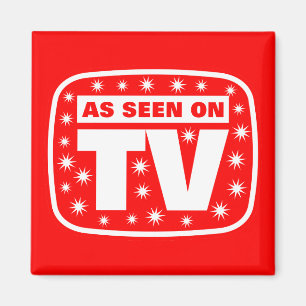 Wie im Fernsehen gesehen - CH 2 mit Schneestern Magnet