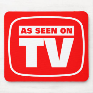 Wie im Fernsehen gesehen Mousepad