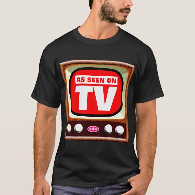 Wie im Fernsehen gesehen - Retro-TV - individuell  T-Shirt (Vorderseite)