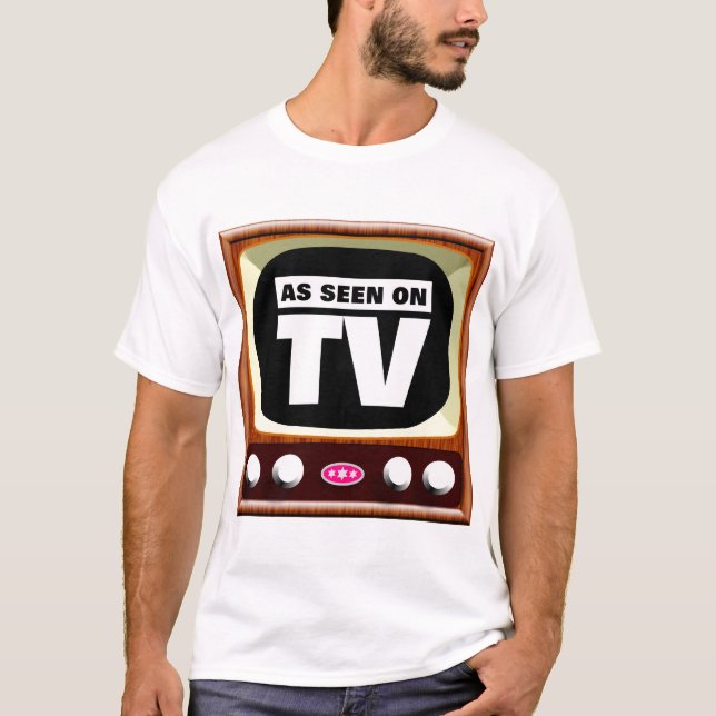 Wie im Fernsehen gesehen - Retro-TV - individuell  T-Shirt (Vorderseite)
