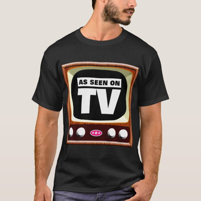Wie im Fernsehen gesehen - Retro-TV - Maßgeschneid T-Shirt (Vorderseite)
