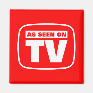 Wie im Fernsehen zu sehen Magnet