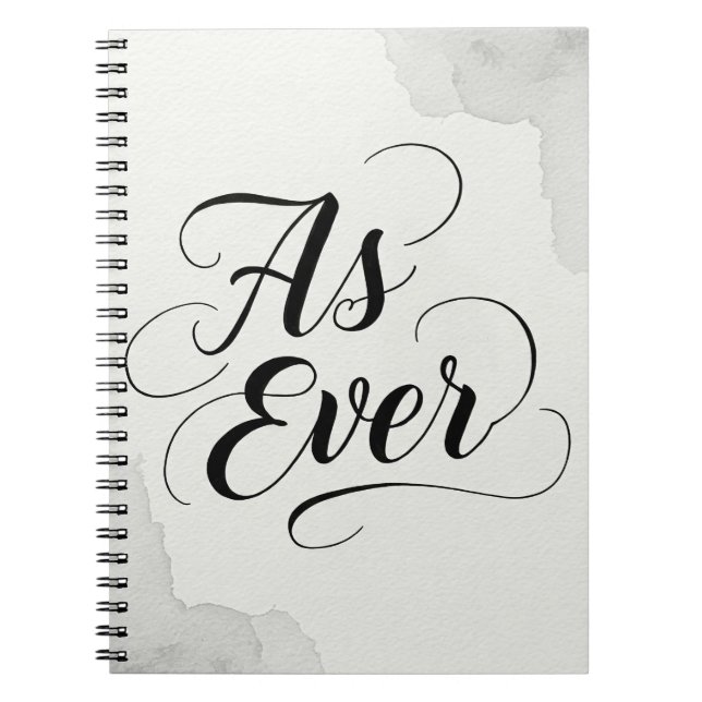 Wie immer notizblock (Vorderseite)