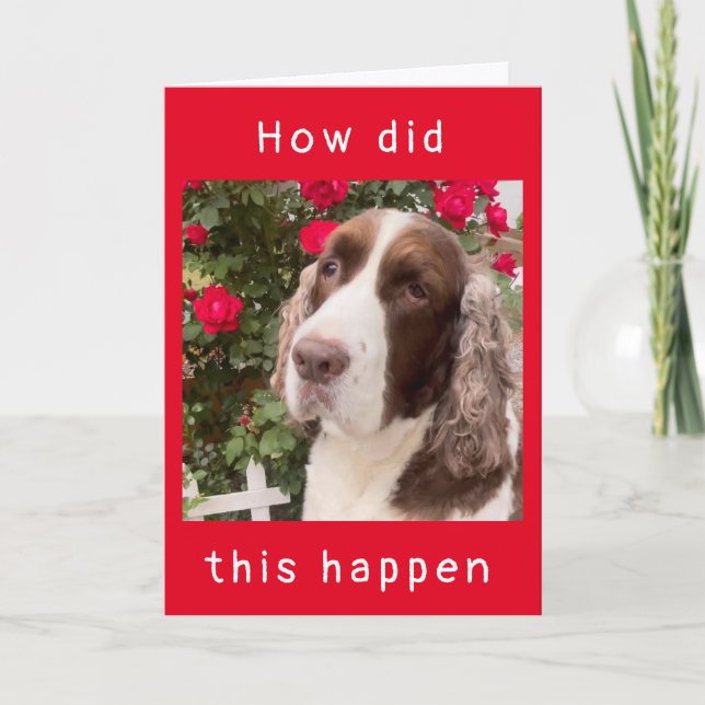 WIE IST DAS PASSIERT? "HAPPY 12. BIRTHDAY"-Karte Karte (Vorderseite)