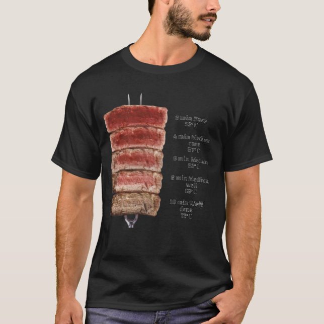 WIE IST STEAK ZU KOCHEN? T-Shirt (Vorderseite)