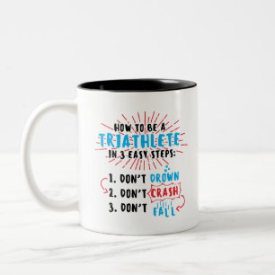 WIE IST TRIATHLETE? ZWEIFARBIGE TASSE