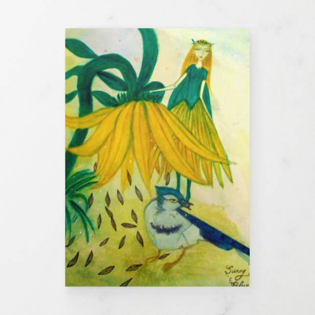 Wie Jay seine Jacke got Dreifach Gefaltete Urlaubskarte (Cover)