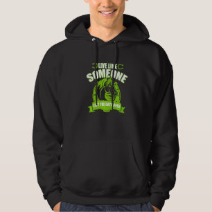 Wie jemand, der das Tor Open Horse Graphic Verlass Hoodie