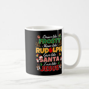 Wie Jesus Weihnachten Christliche religiöse Xma Kaffeetasse