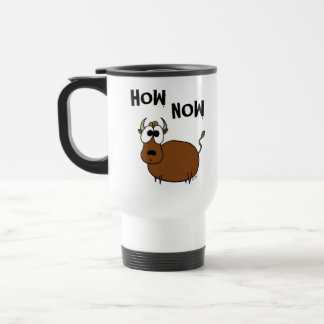 Wie jetzt Brown Cow Mug Reisebecher