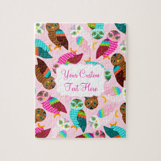 Wie jetzt kleine Eulen? Puzzle (Vertikal)