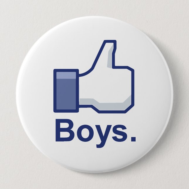 Wie Jungen Button (Vorderseite)