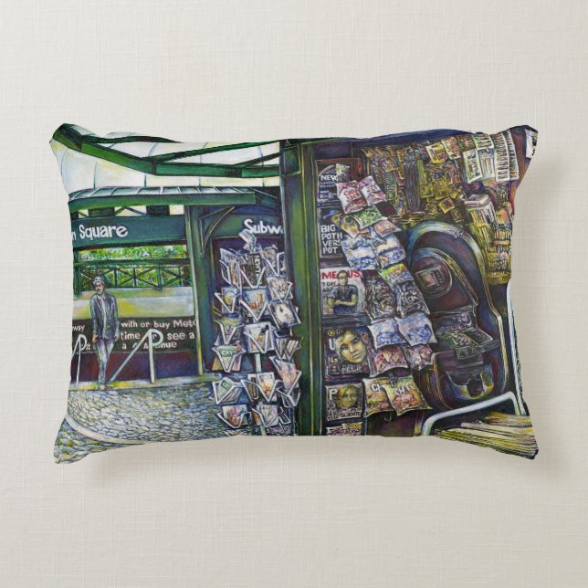 Wie kann ein Bild unfantasievoll sein? Dekokissen (Vorderseite)