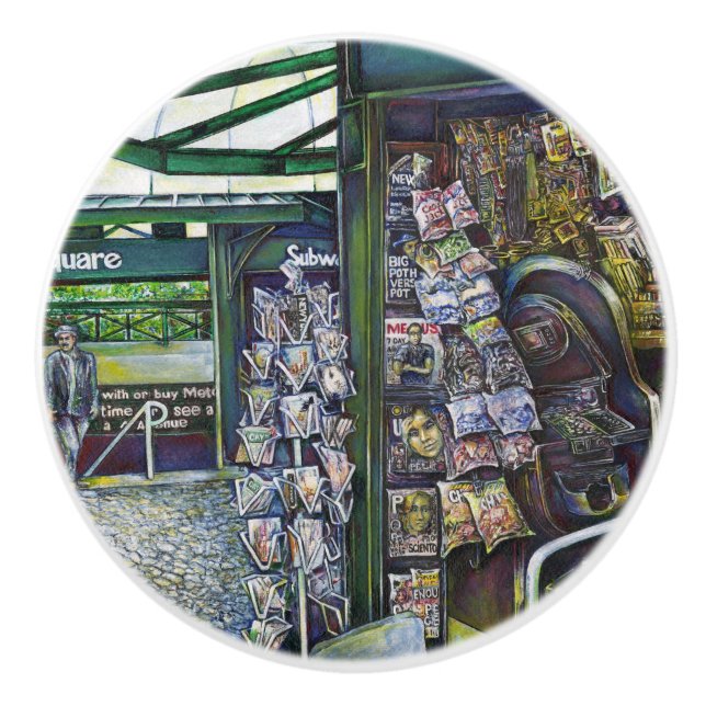 Wie kann ein Bild unfantasievoll sein? Keramikknauf (Vorderseite)