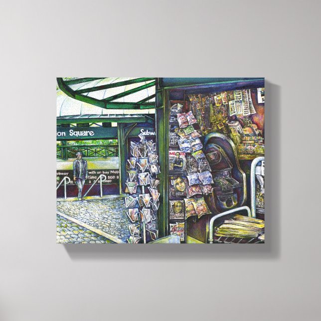 Wie kann ein Bild unfantasievoll sein? Leinwanddruck (Vorderseite)