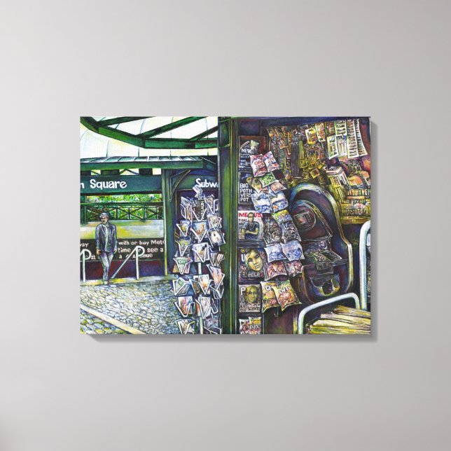 Wie kann ein Bild unfantasievoll sein? Leinwanddruck (Vorderseite)