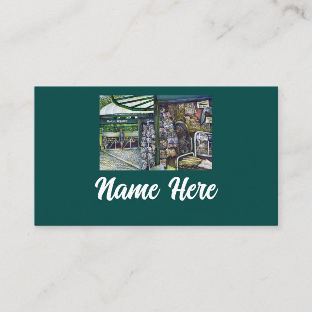 Wie kann ein Bild unfantasievoll sein? Platzkarte (Vorderseite)